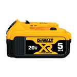 DeWALT® 20V MAX* DCB205-2 Premium Battery Pack, 5 Ah Li-Ion Battery, 20 VDC Charge, For Use With Entire Line of DEWALT 20 V Max Tools