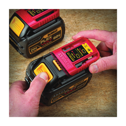 DeWALT® 20V/60V MAX* FLEXVOLT™ DCB606  6 Ah Lithium-Ion Battery, 20/60 VDC Charge, For Use With DeWALT® 20 V/60 V Cordless Tool