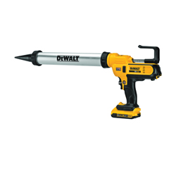 DeWALT® DCE580D1 Cordless Full Barrel Frame Caulk Gun Kit, 20 oz Capacity, 20 V, Lithium-Ion Battery