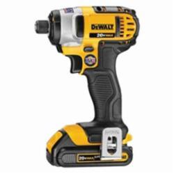 DeWALT® 20V MAX* DCF885C2 Cordless Impact Driver Kit, 1/4 in Hex Drive, 0 to 3200 bpm, 1400 in-lb Torque, 20 VAC, 5.55 in OAL