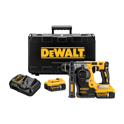 DeWALT® 20V MAX* DCH273P2 XR™ High Performance Cordless Rotary Hammer Kit, 1 in SDS Plus® Chuck, 20 VAC, 0 to 1100 rpm No-Load, Li-Ion Battery