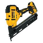 DeWALT® 20V MAX* MATRIX™ DCN650D1 Angled Finish Cordless Nailer Kit, 1-1/4 to2-1/2 in Fastener, For Fastener Type: 15 ga Angled Finish Nails DA Style, 110 Magazine, Battery