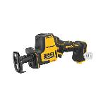 DeWALT® DCS369B ATOMIC 1-Handed Brushless Cordless Reciprocating Saw, 5/8 in L Stroke, 0 to 2800 spm, 20 VDC, 12-1/2 in OAL, Straight Stroke