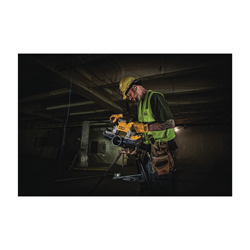 DeWALT® 20V MAX* MATRIX™ DCS374P2 XR™ Brushless Deep Cut Portable Cordless Band Saw Kit, 5 x 4-3/4 in Cutting, 44-7/8 in L Blade, 20 VDC, 5 Ah Li-Ion Battery