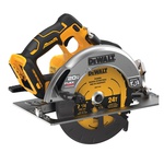 DeWALT® DCS573B Brushless Cordless Circular Saw, 7-1/4 in Dia Blade, 20 V, 2 in at 45 deg, 2-9/16 in at 90 deg D Cutting, Li-Ion Battery