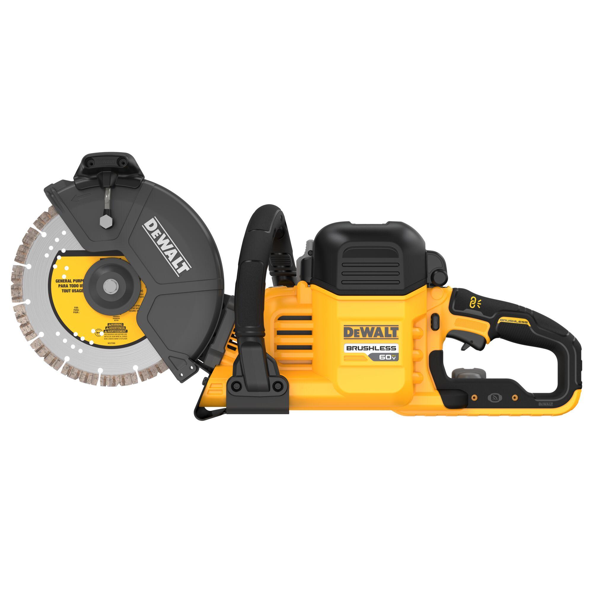 DeWALT® DCS692X2 Brushless Cordless Cutoff Saw, 9 in Blade, 3-1/4 in Cutting