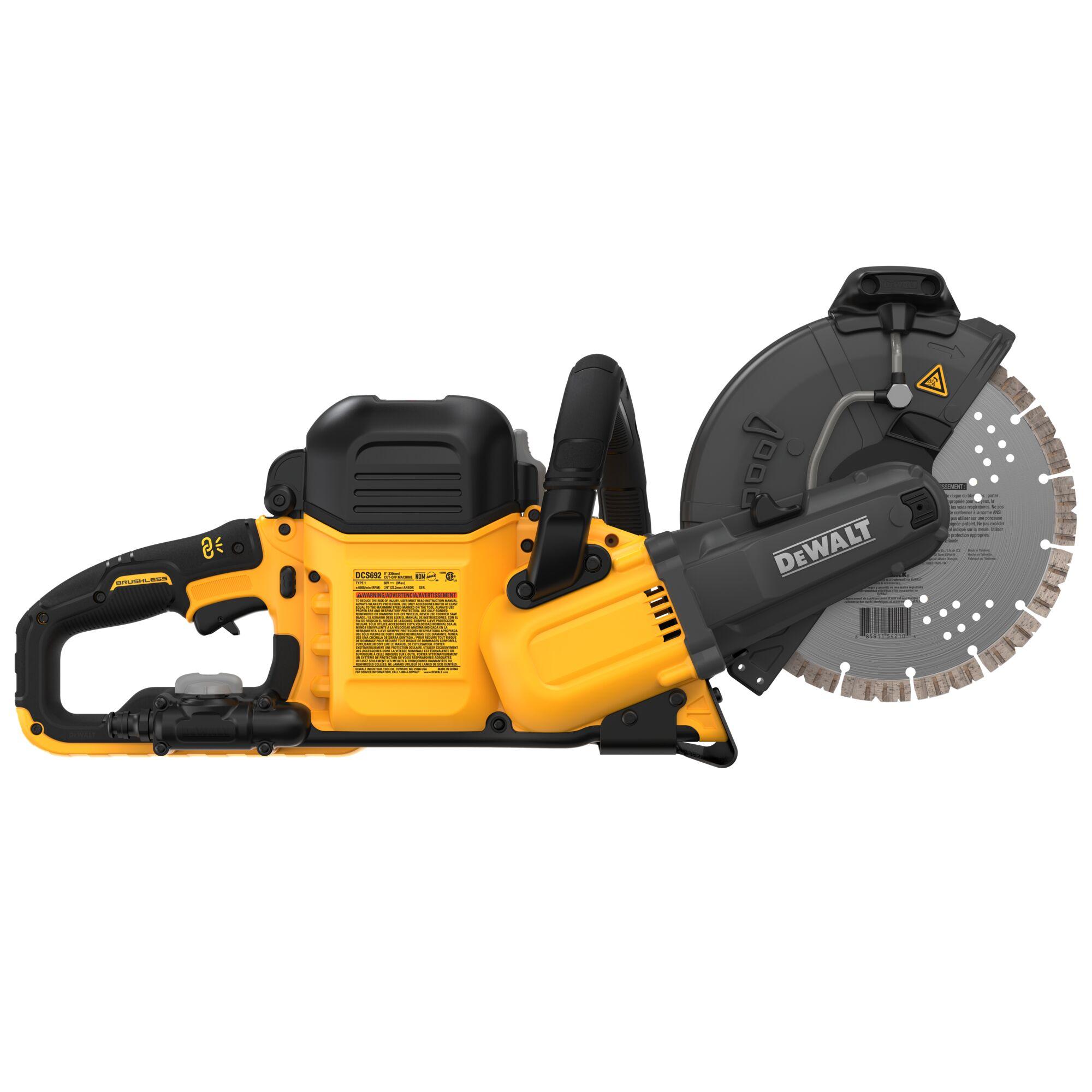 DeWALT® DCS692X2 Brushless Cordless Cutoff Saw, 9 in Blade, 3-1/4 in Cutting