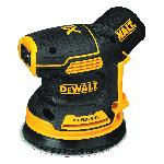 DeWALT® 20V MAX* DCW210B Random Orbit Cordless Sander, 5 in Dia Wheel, 20 VAC, 8000 to 12000 opm, Li-Ion Battery, Black/Yellow