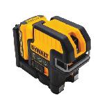 DeWALT® 12V MAX* DW0822LG 2-Spot Cordless Cross Line Laser Kit, 165 ft Measuring, +/-1/8 in at 100 ft Accuracy, 12 VDC, Lithium-Ion Battery, Plastic Housing