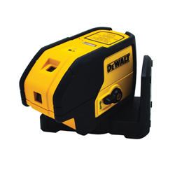 DeWALT® DW083CG Automatic Self-Leveling Horizontal/Vertical Projection Laser, 100 ft Measuring, +/-1/8 in at 30 ft Accuracy, +/-5 deg Auto Leveling, 3 Beams, AA Battery