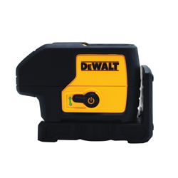 DeWALT® DW083CG Automatic Self-Leveling Horizontal/Vertical Projection Laser, 100 ft Measuring, +/-1/8 in at 30 ft Accuracy, +/-5 deg Auto Leveling, 3 Beams, AA Battery