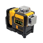 DeWALT® 12V MAX* DW089LG Auto-Leveling Cordless Line Laser Level Kit, 100 ft Measuring, +/-1/8 in Accuracy, 3 x 360 deg Auto Leveling, Battery