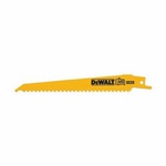 DeWALT® Guaranteed Tough® DW4847B25 Tapered Back Reciprocating Saw Blade, 6 in L x 3/4 in W, 5/8, Bi-Metal Body, Universal/Toothed Edge Tang