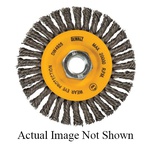 DeWALT® HP™ DW4930 Heavy Duty Wire Wheel Brush, 4 in Dia Brush, 1/4 in W Face, 0.02 in Dia Knot Filament/Wire, 5/8-11 Arbor Hole
