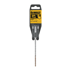 DeWALT® DW5401 Masonry Drill Bit, 5/32 in Drill Bit, 25/64 in SDS-Plus® Shank, Carbide Cutting Edge, 6-1/2 in OAL