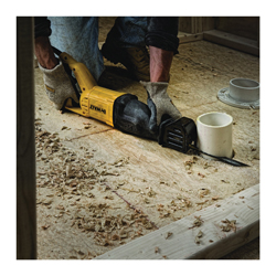 DeWALT® DWE305 Corded Reciprocating Saw, 1-1/8 in L, 0 to 2900 spm, 17-1/2 in OAL, Tool Only
