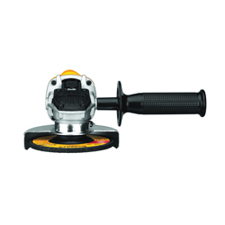DeWALT® DWE4012 Small Angle Grinder, 4-1/2 in Dia Wheel, 5/8-11 Arbor/Shank, 120 VAC, For Wheel: Quick-Change™, Yellow, No, Lock-On Paddle Switch