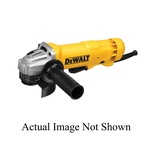 DeWALT® DWE402 Small Angle Grinder, 4-1/2 in Dia Wheel, 5/8-11 Arbor/Shank, 120 VAC, For Wheel: Quick-Change™, Yellow, Yes, Lock-On Paddle Switch