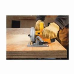 DeWALT® DWE575 Lightweight Next Generation Circular Saw, 7-1/4 in Dia Blade, 5/8 in Arbor/Shank, 1-7/8 in at 45 deg, 2-9/16 in 90 deg Cutting, Right Blade Side