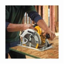 DeWALT® DWE575SB Lightweight Next Generation Circular Saw Kit, 7-1/4 in Dia Blade, 5/8 in Arbor/Shank, 1-7/8 in at 45 deg, 2-9/16 in 90 deg Cutting, Right Blade Side