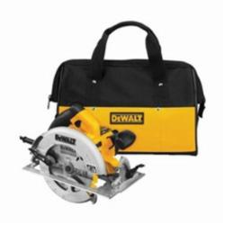 DeWALT® DWE575SB Lightweight Next Generation Circular Saw Kit, 7-1/4 in Dia Blade, 5/8 in Arbor/Shank, 1-7/8 in at 45 deg, 2-9/16 in 90 deg Cutting, Right Blade Side