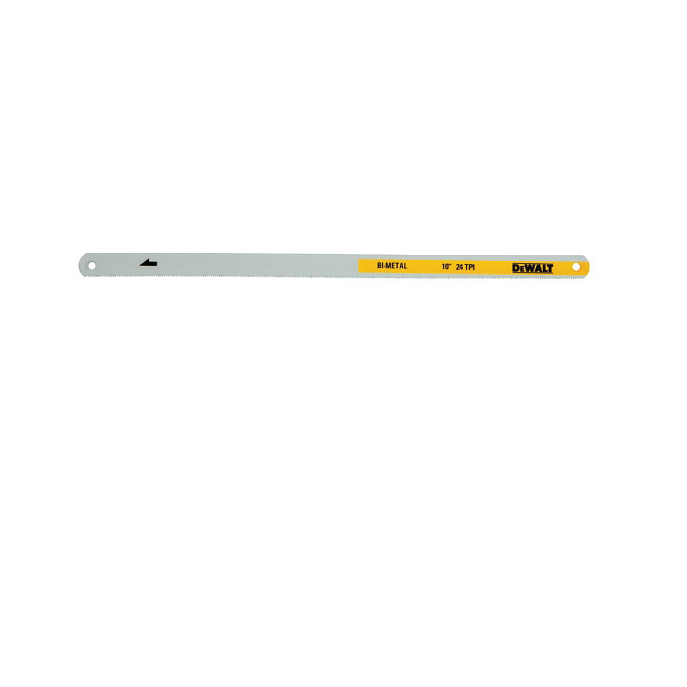 DeWALT® DWHT20549 Hacksaw Blade, 1/2 in W x 10 in L Blade, HSS Cutting Edge, BiMetal/Carbon