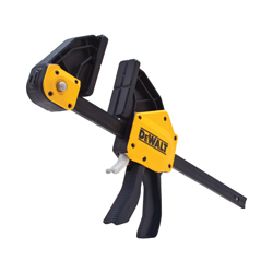 DeWALT® DWHT83185 1-Handed Extra Large Trigger Clamp, 12 in Clamping, 3-3/4 in D Throat, Steel Bar