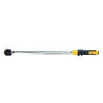 DeWALT® DWMT75462 Micrometer Torque Wrench, 1/2 in Drive, 50 to 250 ft-lb, 27-1/2 in OAL, ASME Specified