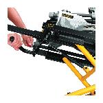 DeWALT® DWX726 Rolling Miter Saw Stand, For Use With DeWALT® Miter Saw, 32-1/2 in H x 98 in W Extended, 17 in H x 59-1/2 in W Folded