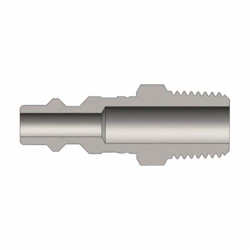 Dixon® D2M2 DF Series Industrial Interchange Pneumatic Nipple, 1/4 in Nominal, Quick-Disconnect Plug x MNPT, 500 psi Pressure, Steel