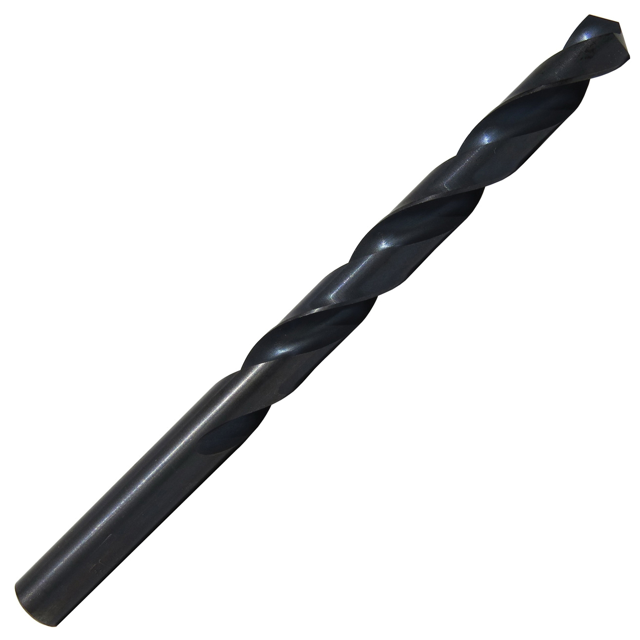 Drill America D/AN3/8 Premium Quality Jobber Length Drill Bit, 3/8 in Drill - Fraction, 0.375 in Drill - Decimal Inch, 118 deg Point, HSS, Black Oxide