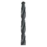 Drill America D/ANF Premium Quality Jobber Length Drill Bit, F Drill - Letter, 0.257 in Drill - Decimal Inch, 118 deg Point, HSS, Black Oxide