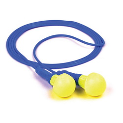 E-A-R™ 7000052723 Push-Ins™ Corded Earplugs, 28 dB Noise Reduction, Push-to-Fit Shape, CSA Class AL, Reusable, Corded Design