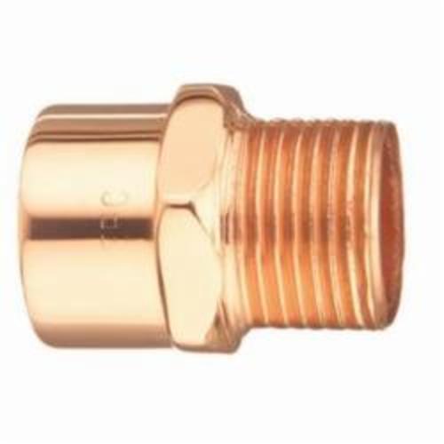 EPC 10030344 104-R Solder Reducing Male Adapter, 1 x 1-1/2 in, Solder x MNPT, Copper, Domestic