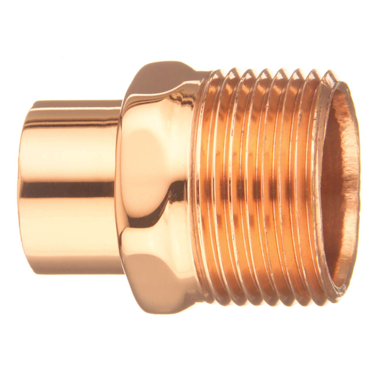EPC 10030470 104-2 Solder Male Street Adapter, 1-1/2 in, FTG x MNPT, Copper, Domestic