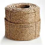 Erin Rope TWM081200 3-Strand Twisted Manila Rope, 1/4 in Dia x 1200 ft L, Natural Abaca Fiber