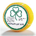 Erin Rope TWPY061200 3-Strand Premium Twisted Rope, 3/16 in Dia x 1200 ft L, Yellow, Polypropylene, 50 lb Load