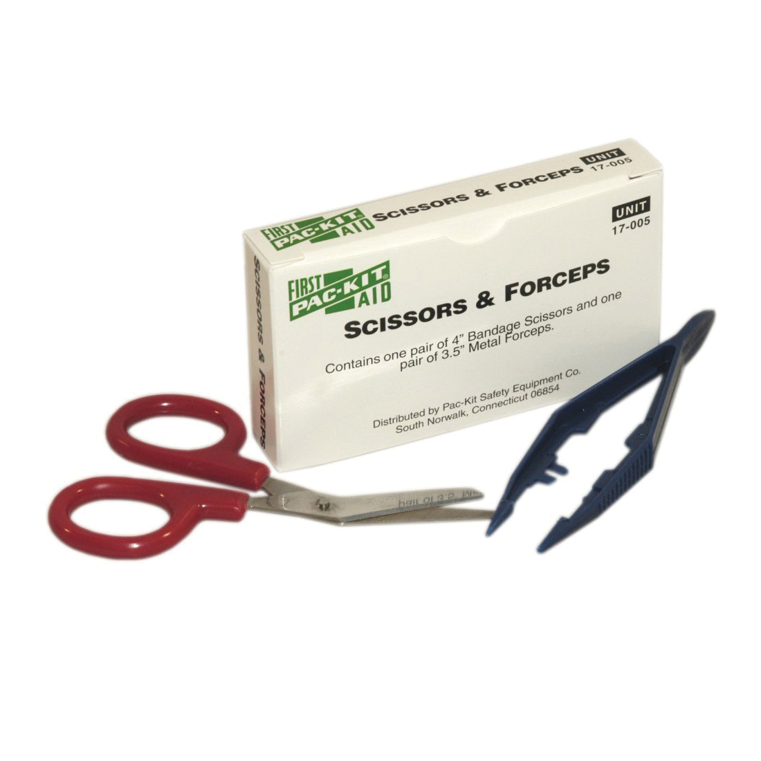 First Aid Only® 17-005-001 Scissor and Forcep Pack