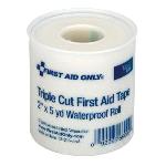 First Aid Only® 90890 Waterproof First Aid Adhesive Tape, 5 yd L x 3/8 in, 5/8 in, 1 in W, Plastic