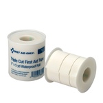 First Aid Only® 90890 Waterproof First Aid Adhesive Tape, 5 yd L x 3/8 in, 5/8 in, 1 in W, Plastic