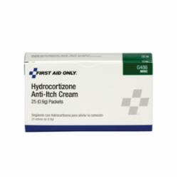 First Aid Only® G486 Hydrocortisone Cream, Unit Dose Pack Packing, Formula: 0.9 g Hydrocortisone Acetate