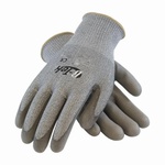 G-Tek® 16-560/M Unisex Cut Resistant Gloves, M, Polyurethane with Smooth Grip Coating, PolyKor™ Fiber, Knit Wrist Cuff, Resists: Abrasion, Chemical, Cut, Puncture, Tear, Ultraviolet Light and Water, ANSI Cut-Resistance Level: A4