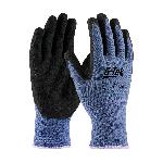 G-Tek® GP™ 34-500/S General Purpose Gloves, Coated, S, Nitrile Palm, Nylon, Black/Blue, Knit Wrist Cuff, Nitrile Coating, Resists: Abrasion, Cut, Puncture and Tear, Nylon Lining, Seamless Knit