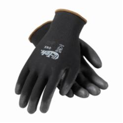 G-Tek® GP™ 33-B125 General Purpose Gloves, Coated, Polyurethane Palm, Nylon, Gray, Continuous Knit Wrist Cuff, Polyurethane Coating, Resists: Abrasion, Cut, Puncture and Tear, Nylon Lining, Seamless Knit