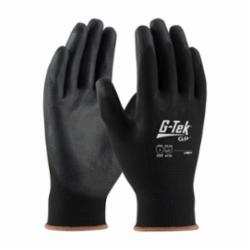 G-Tek® GP™ 33-B125 General Purpose Gloves, Coated, Polyurethane Palm, Nylon, Gray, Continuous Knit Wrist Cuff, Polyurethane Coating, Resists: Abrasion, Cut, Puncture and Tear, Nylon Lining, Seamless Knit