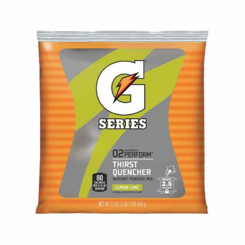 Gatorade® 03969 G Series Sports Drink Mix, 21 oz Pack, 2.5 gal Yield, Powder Form, Lemon Lime