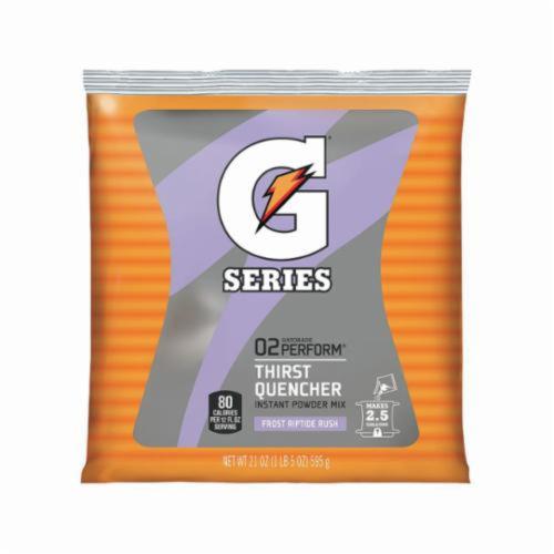 Gatorade® 033673 G Series Sports Drink Mix, 21 oz Pack, 2.5 gal Yield, Powder Form, Riptide Rush