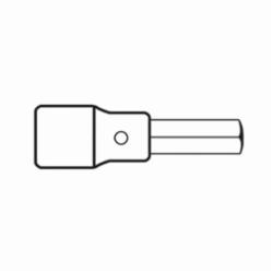 GEARWRENCH® 80419 Standard Length Professional Driver Socket Bit, 3/8 in Hex Drive, 1/4 in, 0.984 in L Bit