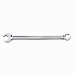 GEARWRENCH® 81650 Long Length Open End Combination Wrench, 1/4 in Wrench, 12 Points, 15 deg Offset, 5.09 in OAL, Premium Alloy Steel, Polished Chrome