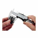 GENERAL® 147 Fraction+™ Heavy Duty Digital Caliper, 0 to 6 in, 1-9/16 in D Jaw, Stainless Steel